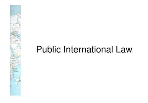 Exploring the Intersection of International Law and Public Interest Law